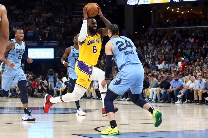 Die Los Angeles Lakers schlugen die Memphis Grizzlies insgesamt mit 4:2